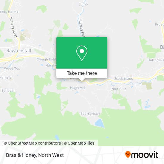 How to get to Bras & Honey in Waterfoot by Bus, Light rail or