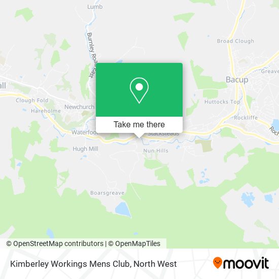 Kimberley Workings Mens Club map