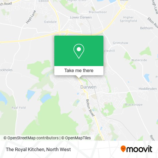 The Royal Kitchen map