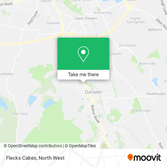 Flecks Cakes map
