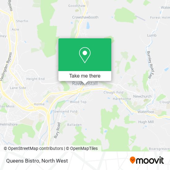 Queens Bistro map