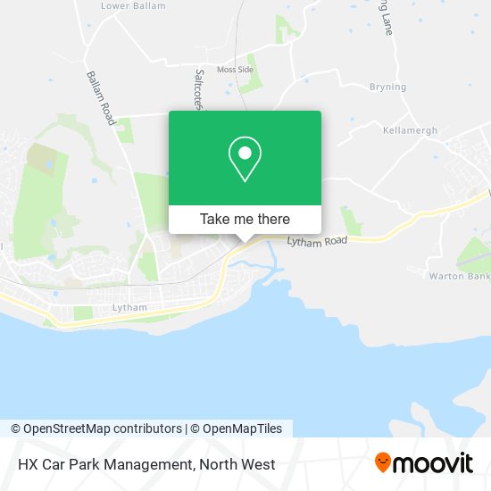 HX Car Park Management map