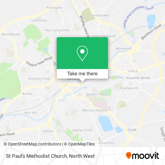 St Paul's Methodist Church map