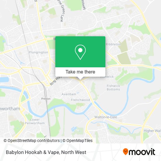 Babylon Hookah & Vape map