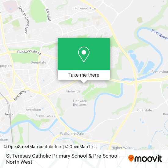 St Teresa's Catholic Primary School & Pre-School map