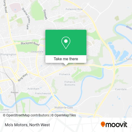 Mo's Motors map