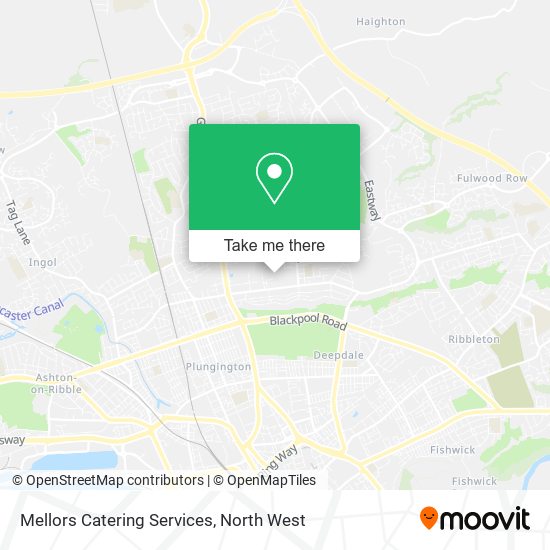 Mellors Catering Services map