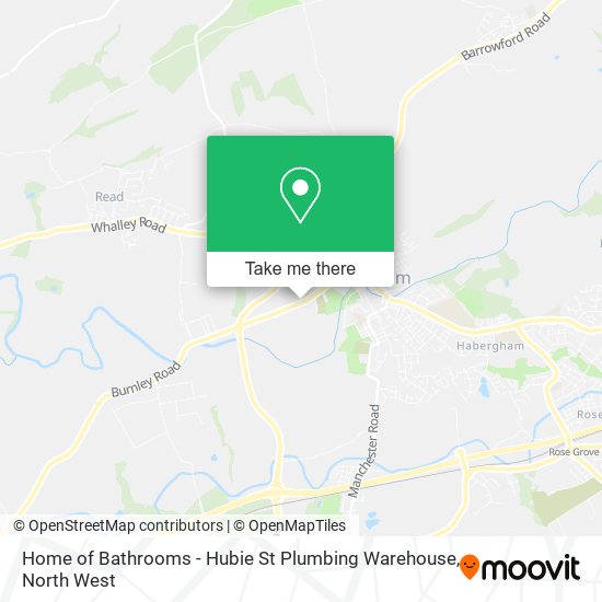 Home of Bathrooms - Hubie St Plumbing Warehouse map