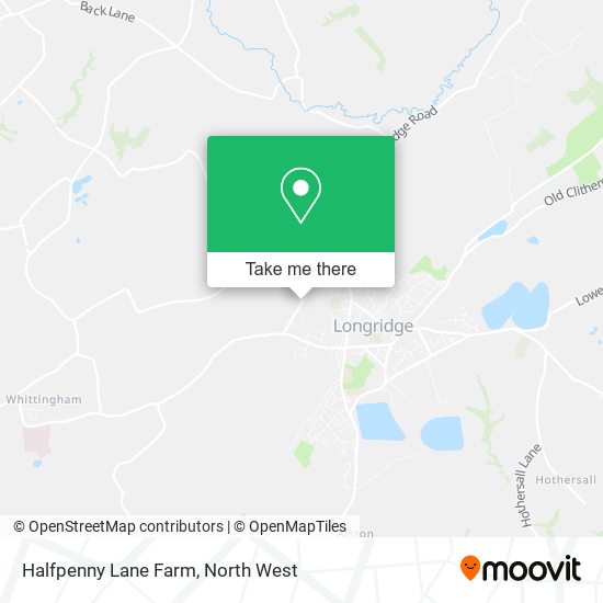 Halfpenny Lane Farm map
