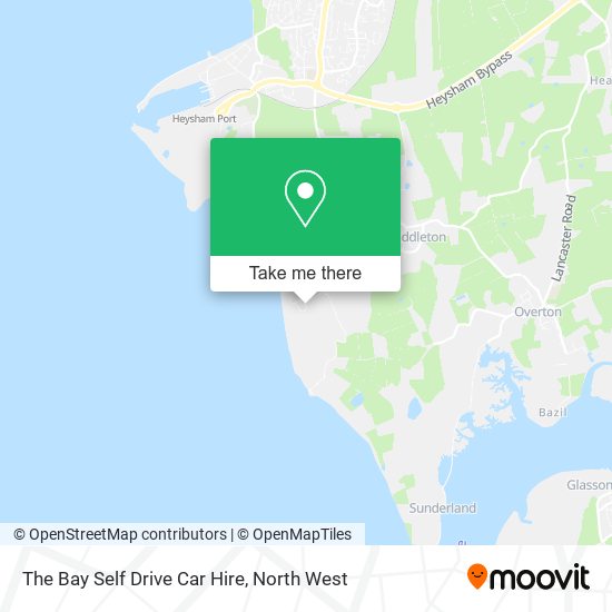 The Bay Self Drive Car Hire map