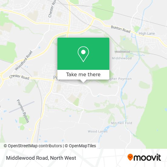 Middlewood Road map