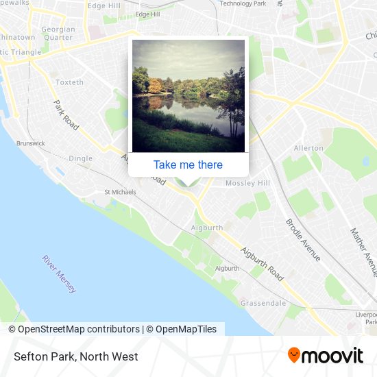 Sefton Park Liverpool Map How To Get To Sefton Park In Liverpool By Bus Or Train?