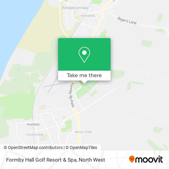 Formby Hall Golf Resort & Spa map