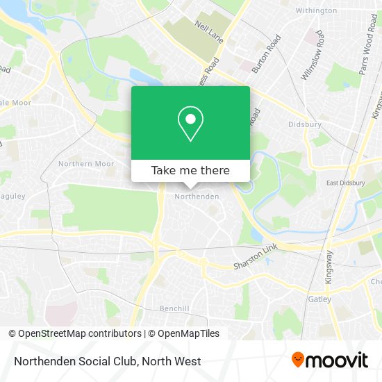 Northenden Social Club map