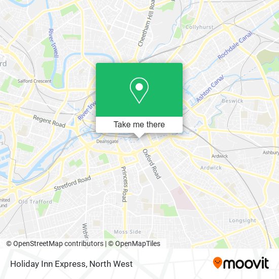 Holiday Inn Express map