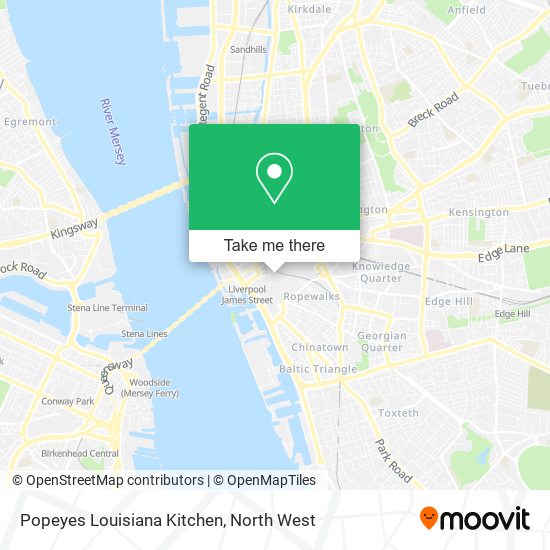 Popeyes Louisiana Kitchen map