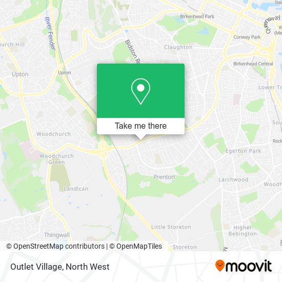 Outlet Village map