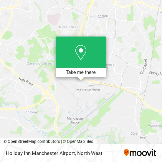 Holiday Inn Manchester Airport map