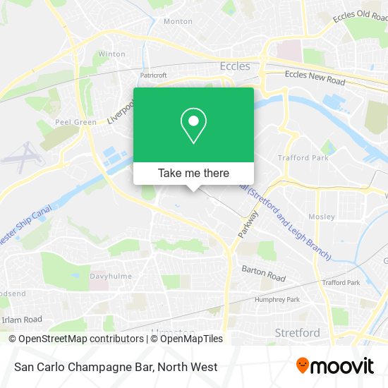 San Carlo Champagne Bar map