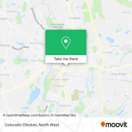 Colorado Chicken map