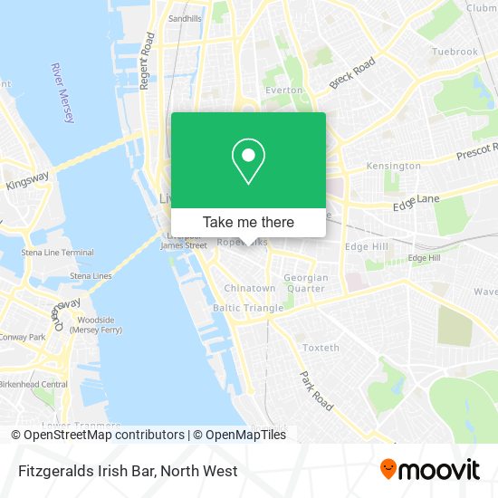 Fitzgeralds Irish Bar map