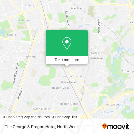 The George & Dragon Hotel map