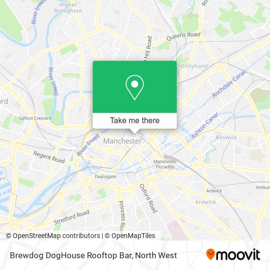 Brewdog DogHouse Rooftop Bar map