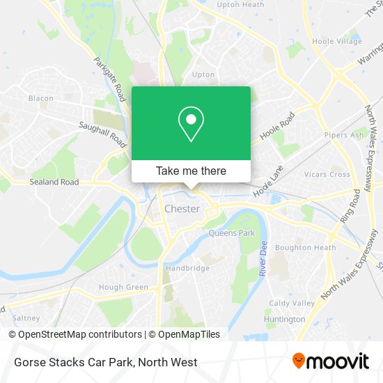 Gorse Stacks Car Park map