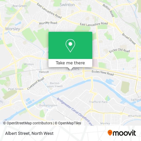 Albert Street map