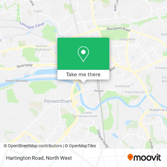 Hartington Road map