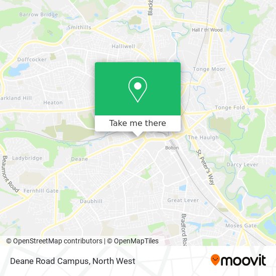 Deane Road Campus map
