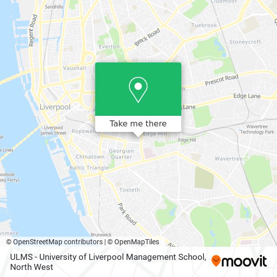ULMS - University of Liverpool Management School map