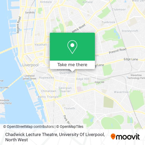 Chadwick Lecture Theatre, University Of Liverpool map