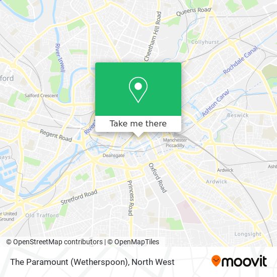 The Paramount (Wetherspoon) map