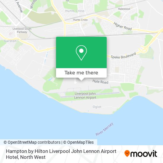 Hampton by Hilton Liverpool John Lennon Airport Hotel map