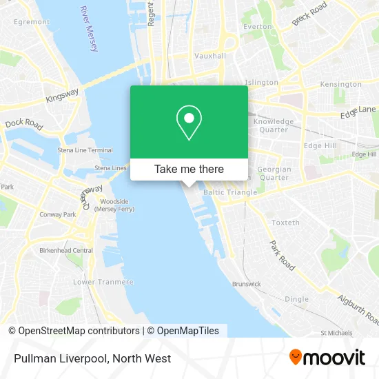 Pullman Liverpool map