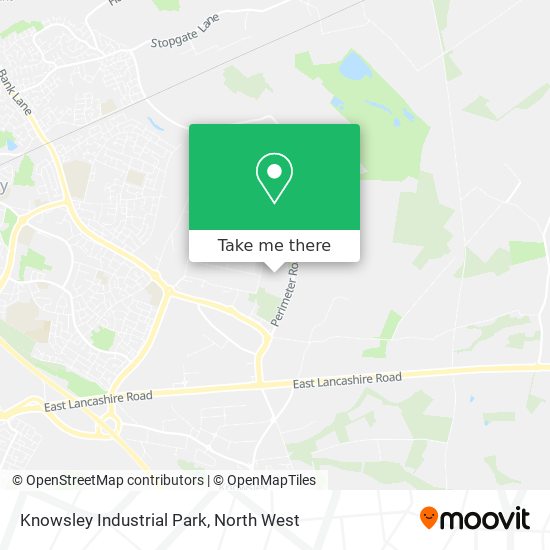 Knowsley Industrial Park map