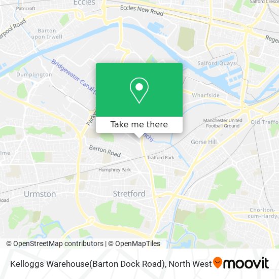Kelloggs Warehouse(Barton Dock Road) map