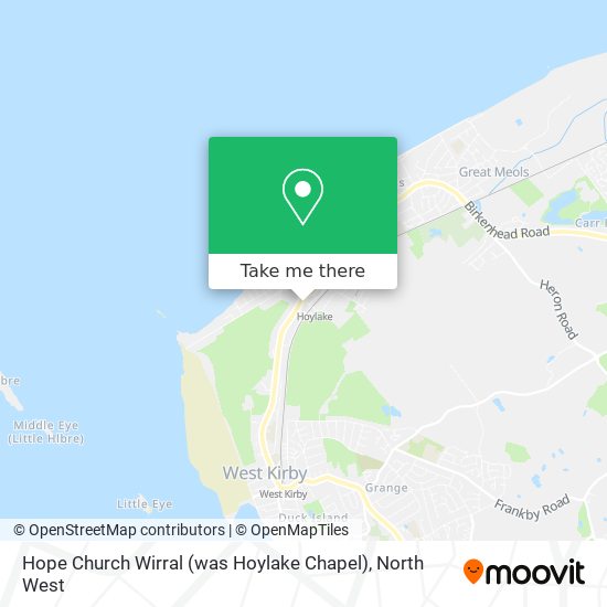 Hope Church Wirral (was Hoylake Chapel) map