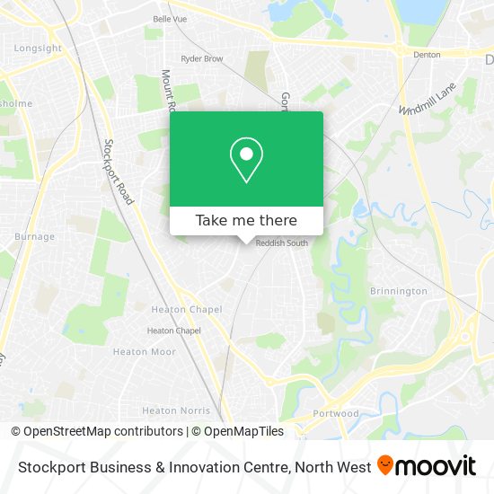 Stockport Business & Innovation Centre map