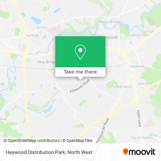 Heywood Distribution Park map