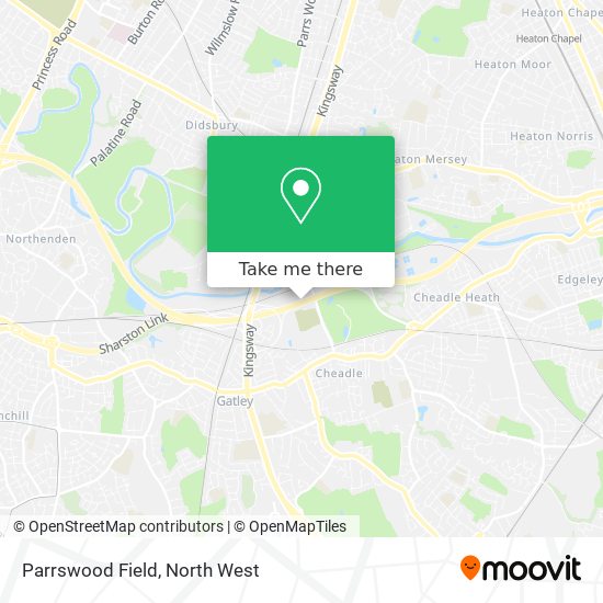 Parrswood Field map