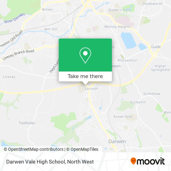 Darwen Vale High School map