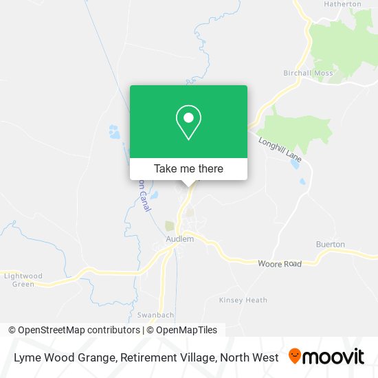 Lyme Wood Grange, Retirement Village map