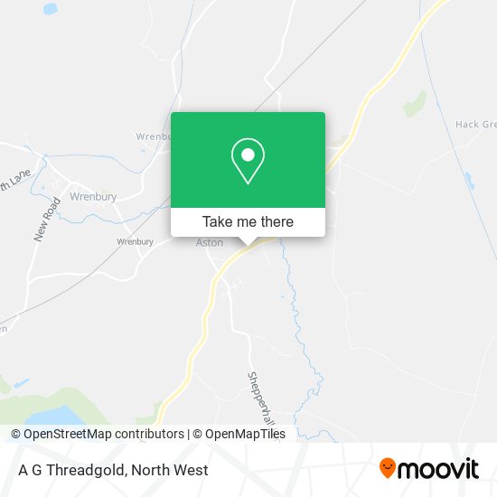 A G Threadgold map