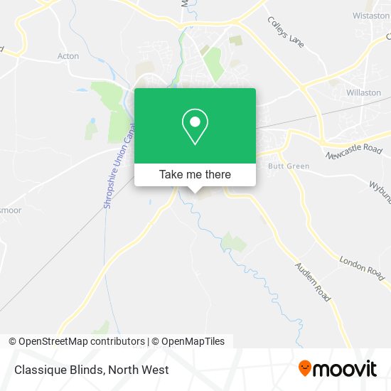 Classique Blinds map
