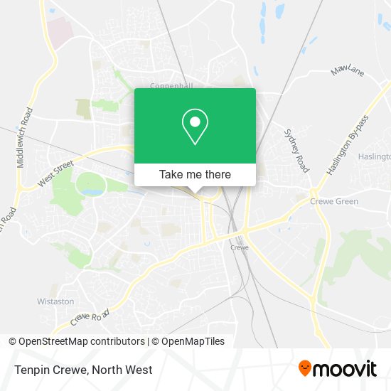 Tenpin Crewe map