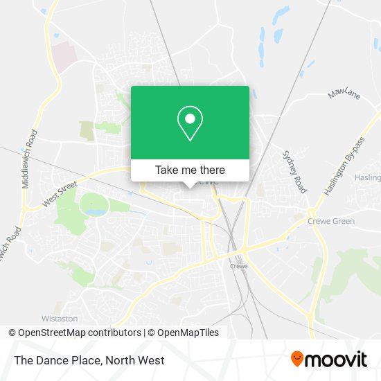 The Dance Place map