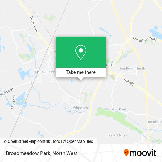 Broadmeadow Park map