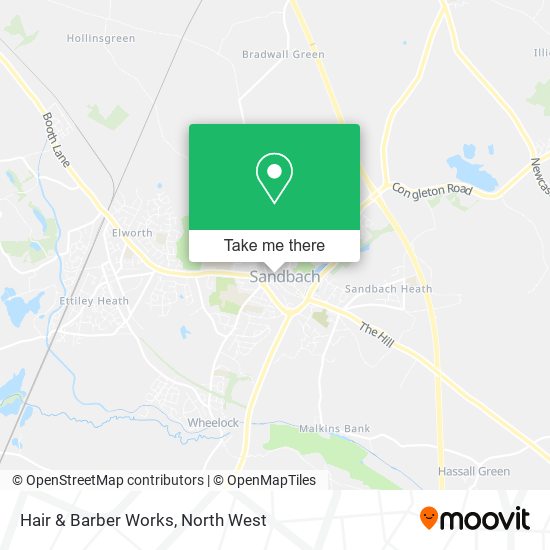 Hair & Barber Works map